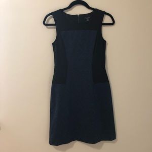 Ann Taylor fitted sleeveless sheath dress